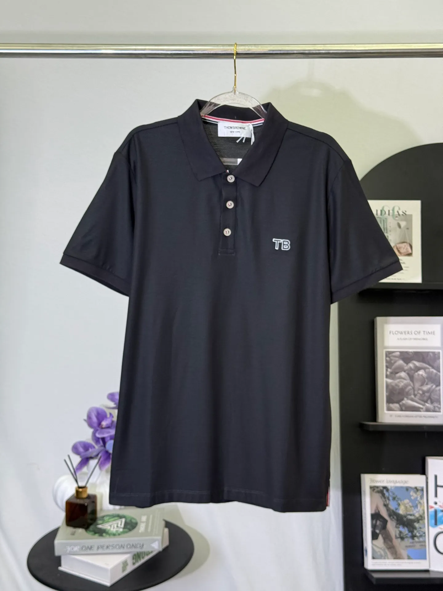 P150💋 Thom Browne Light Gray TB Polo ， Light Gray Polo 。 TB ， ， Light Gray ， 。 Breathable ， ， 。 ， ， 、 ， Light Gray Polo， 。 M-3XL